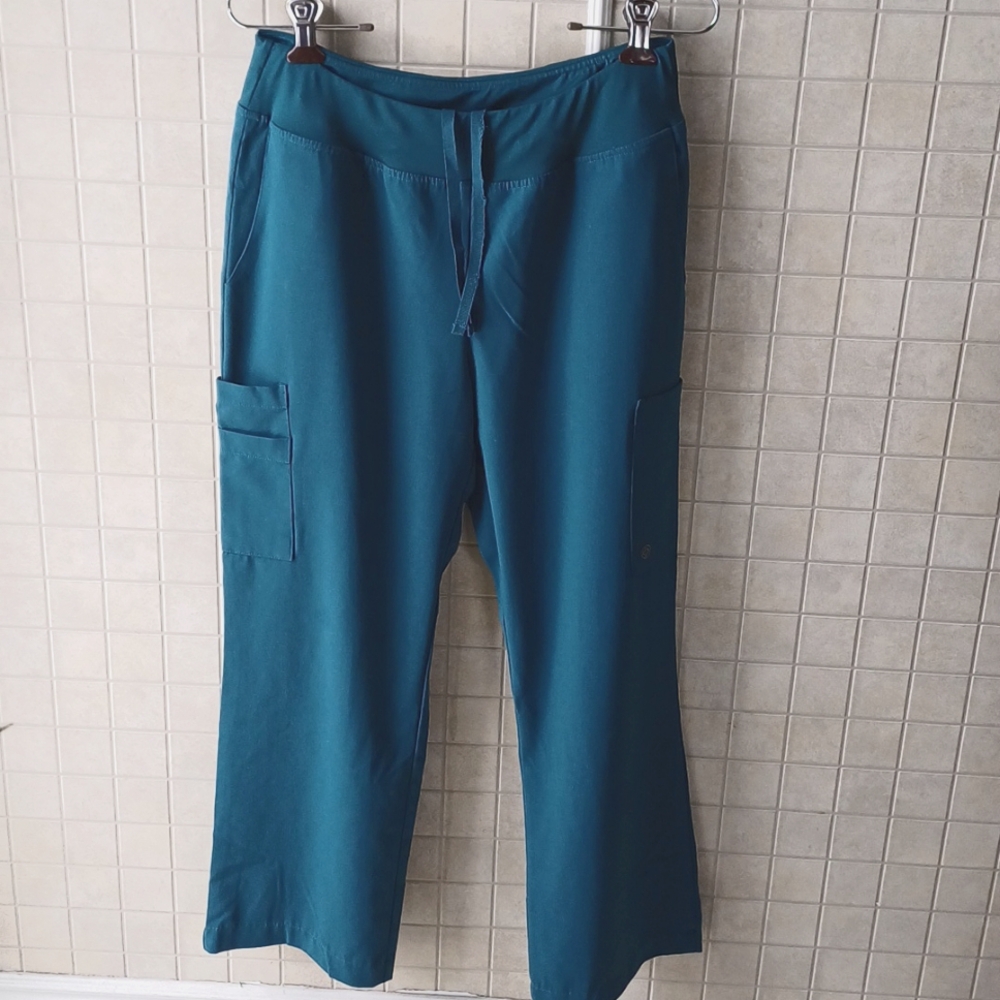 Teal scrub pants